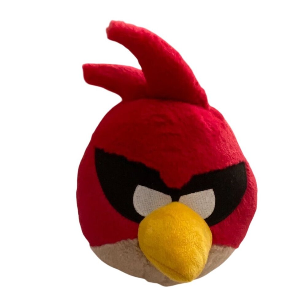 Rovie Angry Birds Space Red Bird Plush Stuffed Animal-9 in-GUC